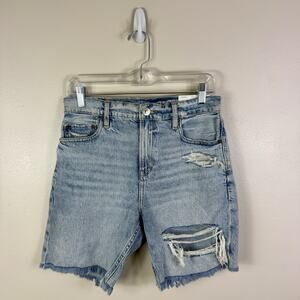 NWT American Eagle Outfitters Girls Skater Short 25w Size 0 Low Rise Distressed